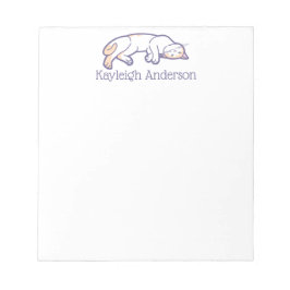 Anteckningsblocket Lounging Cat Anteckningsblock