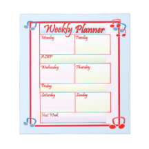 Anteckningsblocket Melody Weekly Planner