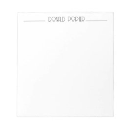 Anteckningsblocket Minimalistisk Personlig Anteckningsblock