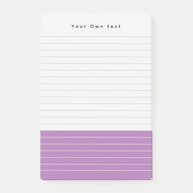 Anteckningsblocket Minimalistiskt färgblock i Tren Post-it Block (Framsida)