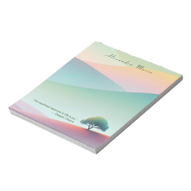 Anteckningsblocket Minimalistiskt klistraliggande  Anteckningsblock (Roterad)