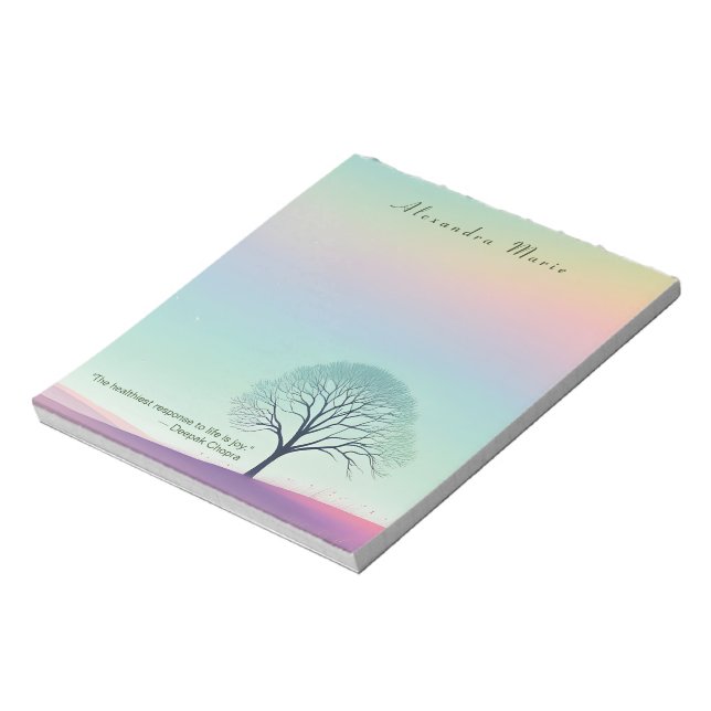 Anteckningsblocket Minimalistiskt klistraliggande  Anteckningsblock (Roterad)