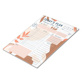 Anteckningsblocket Modern Brown-Beige Daily Planne Anteckningsblock