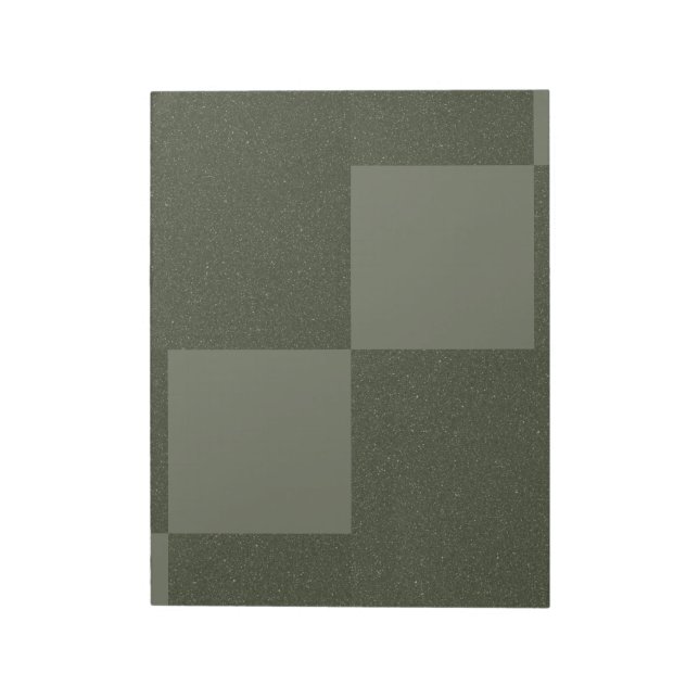 Anteckningsblocket Modern Grönt block - Anpassade (Roterad)
