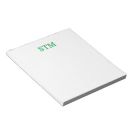 Anteckningsblocket Modern Monogram Anteckningsblock