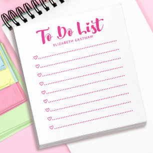 Anteckningsblocket Modern Simple Script To Do List Anteckningsblock