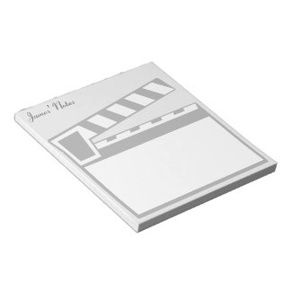 Anteckningsblocket Movie Slate Clapperboard Anteckningsblock