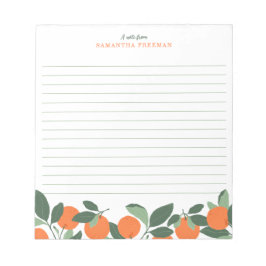 Anteckningsblocket Namn i färglös Personlig Rainbo Anteckningsblock