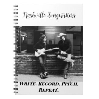 Anteckningsblocket Nashville Songwriter Anteckningsbok