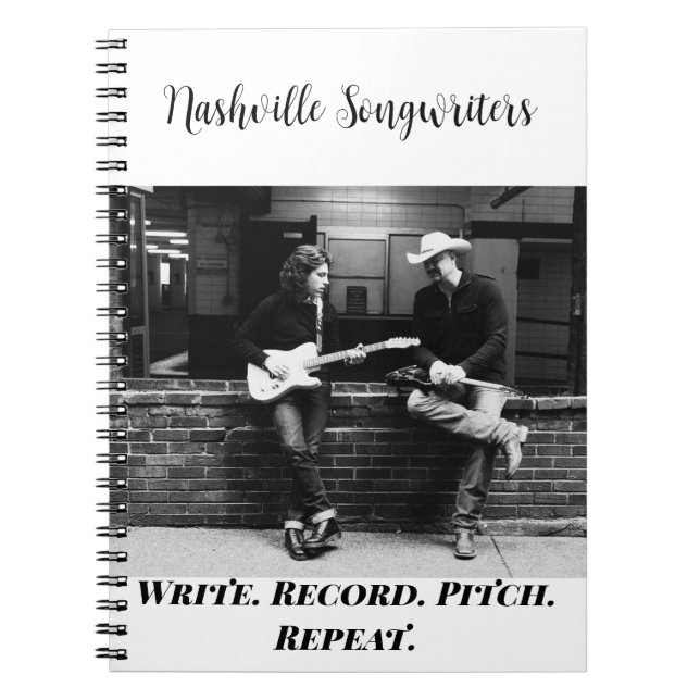 Anteckningsblocket Nashville Songwriter Anteckningsbok (Framsidan)