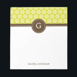 Anteckningsblocket Personlig för snygga punkter Anteckningsblock<br><div class="desc">Anpassa våra moderna anteckningsblock så att de skapar ett unikt tillskott till ditt skrivbord eller skapar som en gåva till någon annan! Perfekt som lärargåvor också! Design ©berryberrysweet.com</div>