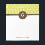 Anteckningsblocket Personlig för snygga punkter Anteckningsblock<br><div class="desc">Anpassa våra moderna anteckningsblock så att de skapar ett unikt tillskott till ditt skrivbord eller skapar som en gåva till någon annan! Perfekt som lärargåvor också! Design ©berryberrysweet.com</div>