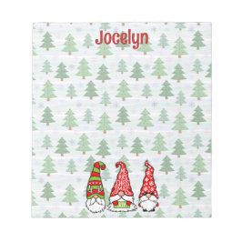 Anteckningsblocket personlig jultomte anteckningsblock