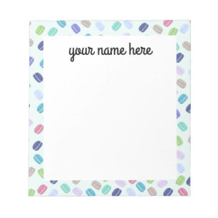 Anteckningsblocket personlig Macarons Anteckningsblock