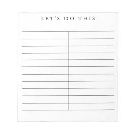 Anteckningsblocket personlig med enbart motiverad  anteckningsblock