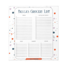 Anteckningsblocket personlig med målade punkter Li