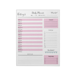 Anteckningsblocket personlig Namn - minimalt dagsp Anteckningsblock