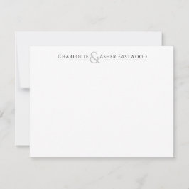 Anteckningsblocket personlig Par Stationery Anteckningskort