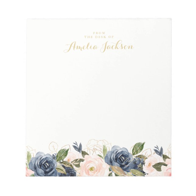 Anteckningsblocket Personlig Stationery för marin  Anteckningsblock (Framsida)