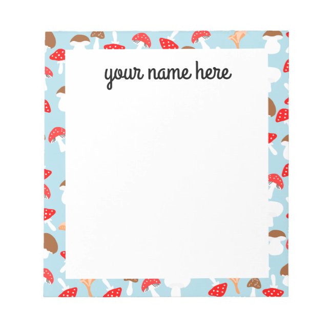 Anteckningsblocket personlig svampar anteckningsblock (Framsida)