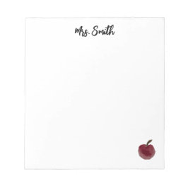 anteckningsblocket personlig WATERCOLOR APPLE Anteckningsblock