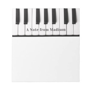 anteckningsblocket Piano Nycklar anpassningsbar Anteckningsblock