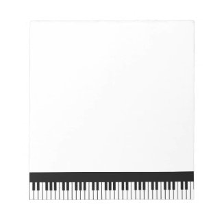 Anteckningsblocket Piano Tangentbord Anteckningsblock