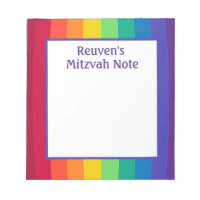 Anteckningsblocket Rainbow Boys Mitzvah Notes