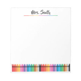 Anteckningsblocket Rainbow Kritor Preschool Teache Anteckningsblock