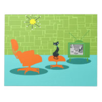 Anteckningsblocket Retro Space Age Kattunge