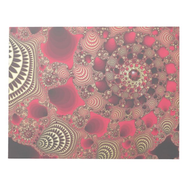 Anteckningsblocket Rubies & Guld Anteckningsblock (Framsida)