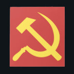 Anteckningsblocket Russian Hammer and Sickle Anteckningsblock<br><div class="desc">Detta är den perfekt vektorversionen av hammaren och skärpan,  symbolen för den ryska kommunismen och dess avtryck på Anteckningsblocket. hammaren står för industriarbetare och skärpan för bönderna,  tillsammans står de för arbetaralliansen för socialism. Kommunisterna kommer att kärlek denna enkla men effektiva kommunistiska symbol.</div>