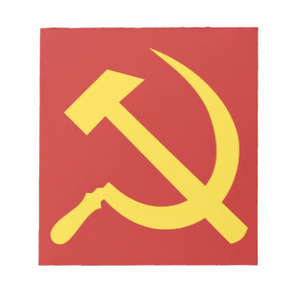 Anteckningsblocket Russian Hammer and Sickle Anteckningsblock