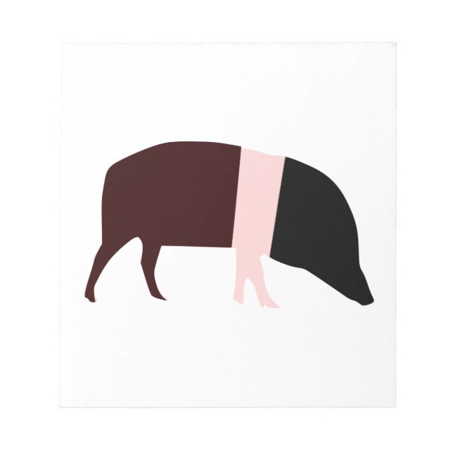 Anteckningsblocket Saddleback Gris Anteckningsblock (Framsida)