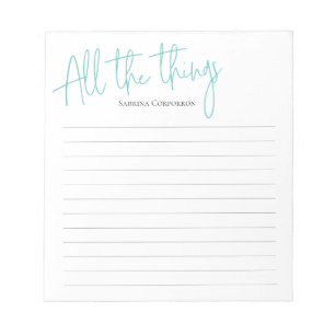 Anteckningsblocket sak-skript anteckningsblock