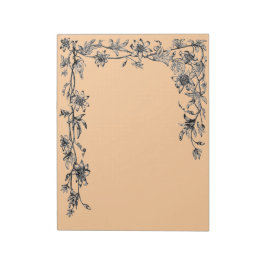 Anteckningsblocket Sepia i nyhetsbrevet Rustic Flo Anteckningsblock