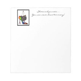 Anteckningsblocket Shoe and Purse Anteckningsblock