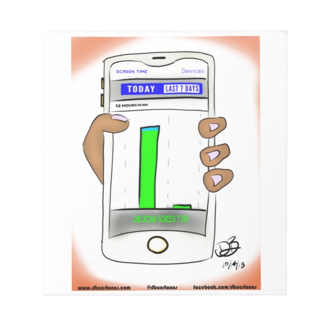 Anteckningsblocket skärm-Time-Products Anteckningsblock (Framsida)