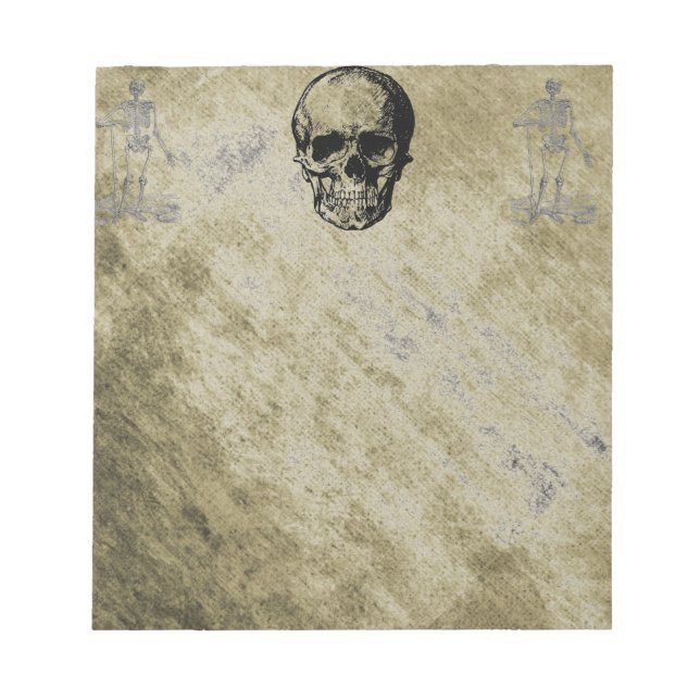 Anteckningsblocket Skull Anteckningsblock (Framsida)