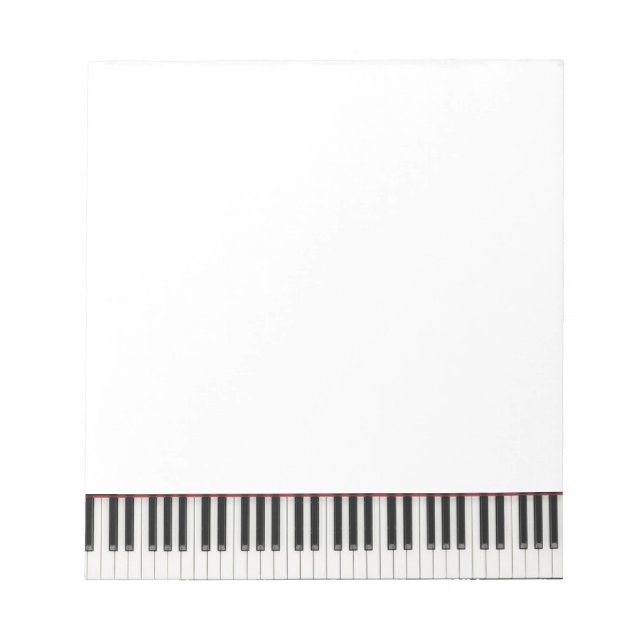 Anteckningsblocket Small Piano Nyckel Anteckningsblock (Framsida)