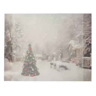 Anteckningsblocket Snowy jul God morgon Anteckningsblock