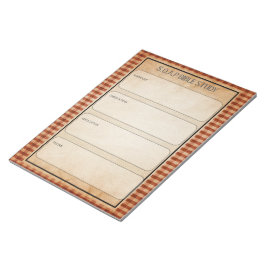 ANTECKNINGSBLOCKET SOAP Bible Study Anteckningsblock