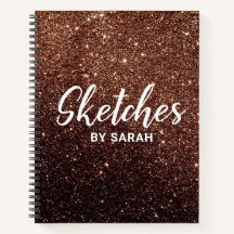 Anteckningsblocket Sparkly Glitter Artist Sketchbo
