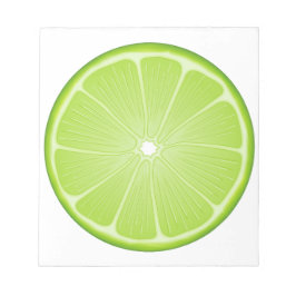 Anteckningsblocket Summer Margarita Party Lime Anteckningsblock