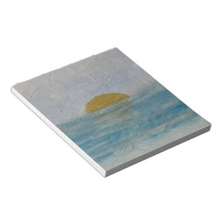 Anteckningsblocket Sunny Ocean Watercolor Anteckningsblock