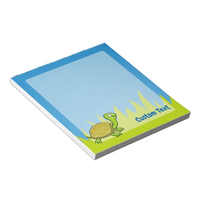 Anteckningsblocket tecknad Turtle Anteckningsblock (Vinklad)