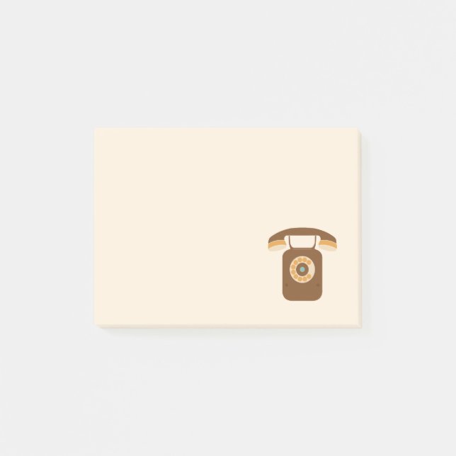 Anteckningsblocket Telefon, klickbar Post-it Block (Framsida)