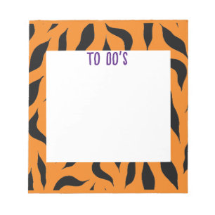 Anteckningsblocket Tiger Design to Do List (Utform Anteckningsblock