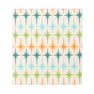 Anteckningsblocket vintage Geometric Starbursts Anteckningsblock