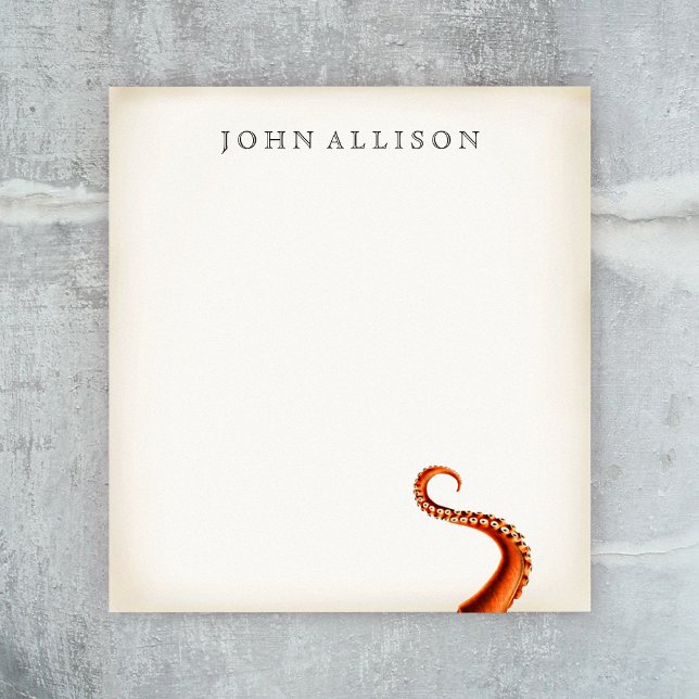 Anteckningsblocket vintage Octopus Tlockals Anteckningsblock (Skapare uppladdad)